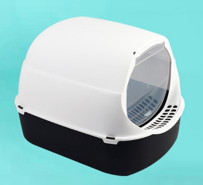 Maison de toilette pour chat noir