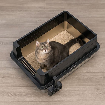 Bac à litière Chat spacieux
