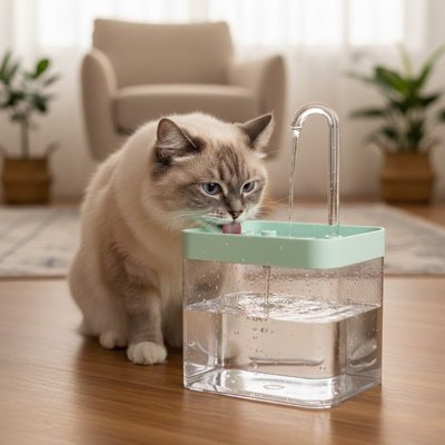 Fontaine a eau Chat 