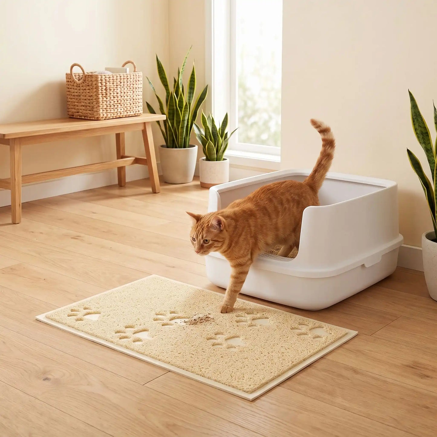 Tapis litière chat | Attrape tout