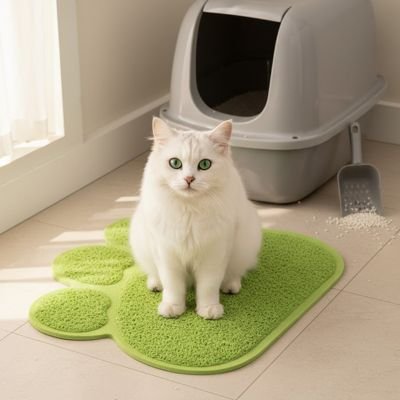 Tapis litière Chat tapis confortable 