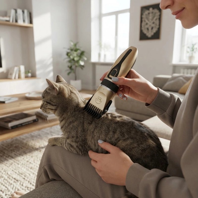 Tondeuse chat confortable