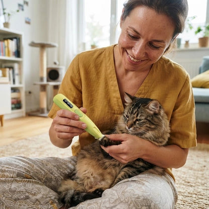 Tondeuse pour Chat maître tonds les pattes chat à poils longs