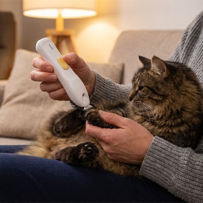 Tondeuse pour Chat silencieuse et efficace 